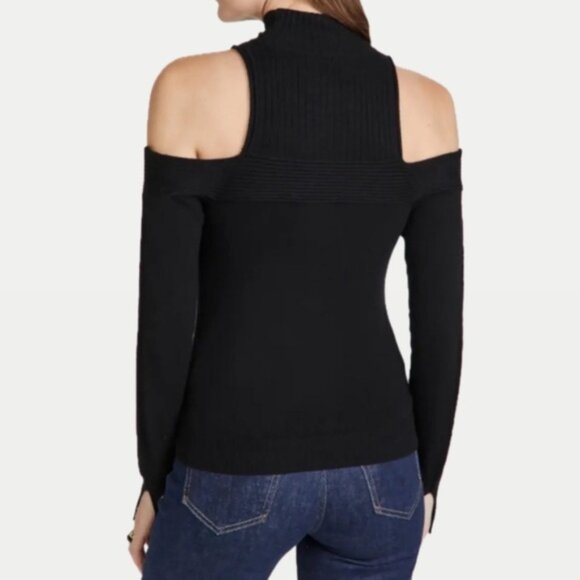 JONATHAN SIMKHAI Gillian Cold Shoulder Sweater - Picture 2 of 14